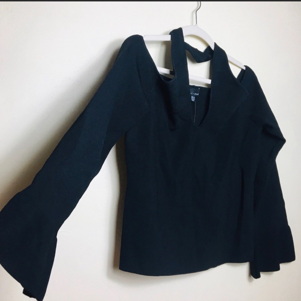 Open shoulder blouse
